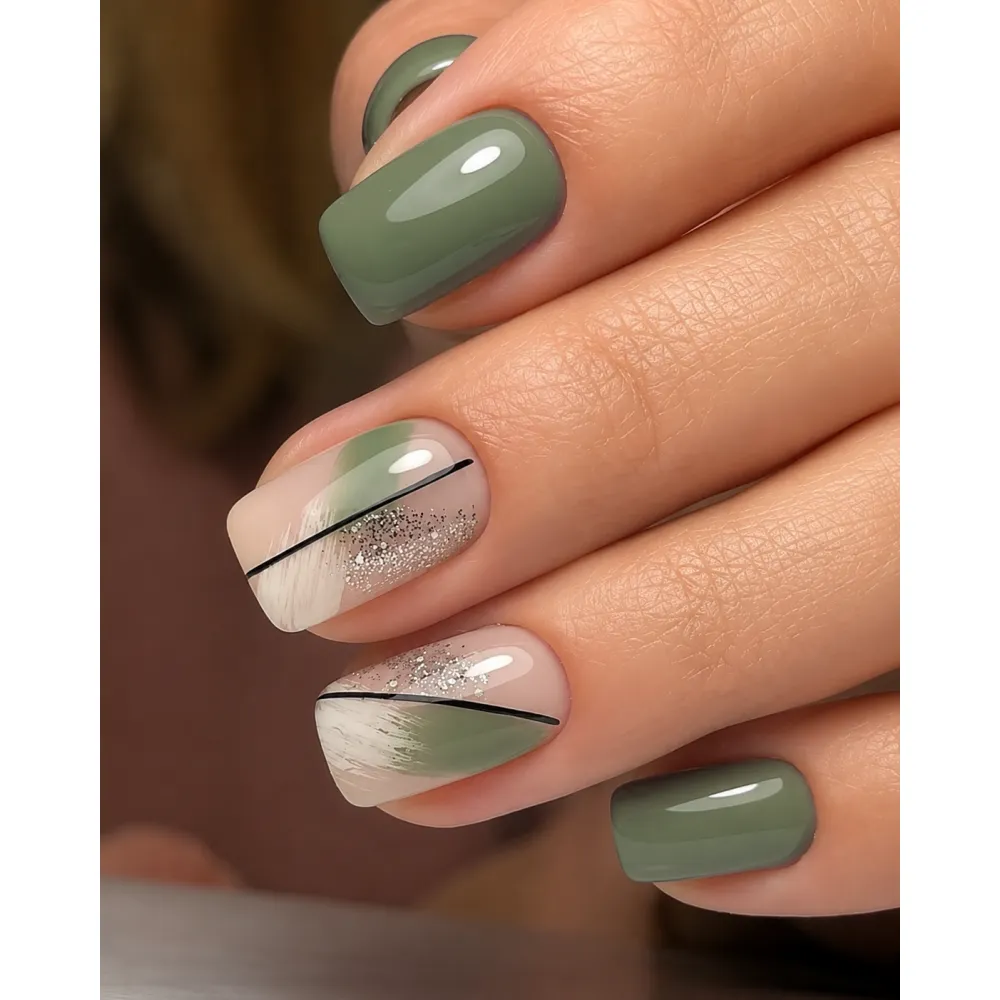Lakier Hybrydowy Sage Green – NILO no.100