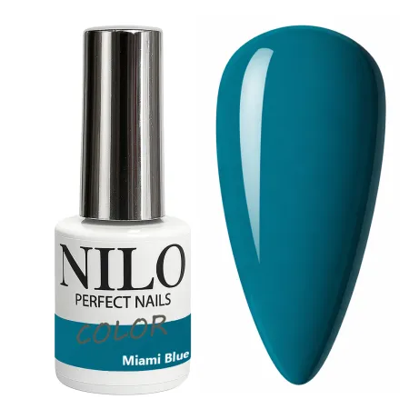 Lakier Hybrydowy Miami Blue - NILO no.120