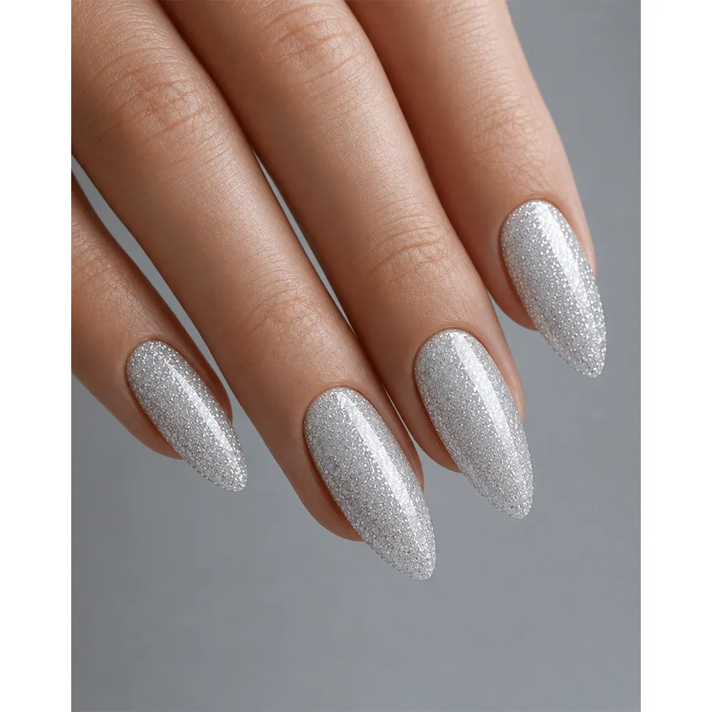 Lakier Hybrydowy Diamond Silver – NILO no.122