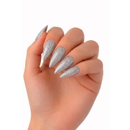 Lakier Hybrydowy Diamond Silver – NILO no.122