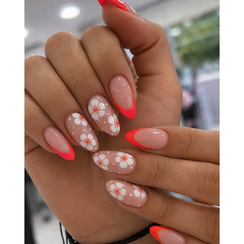 Lakier Hybrydowy Neon Coral – NILO no.128