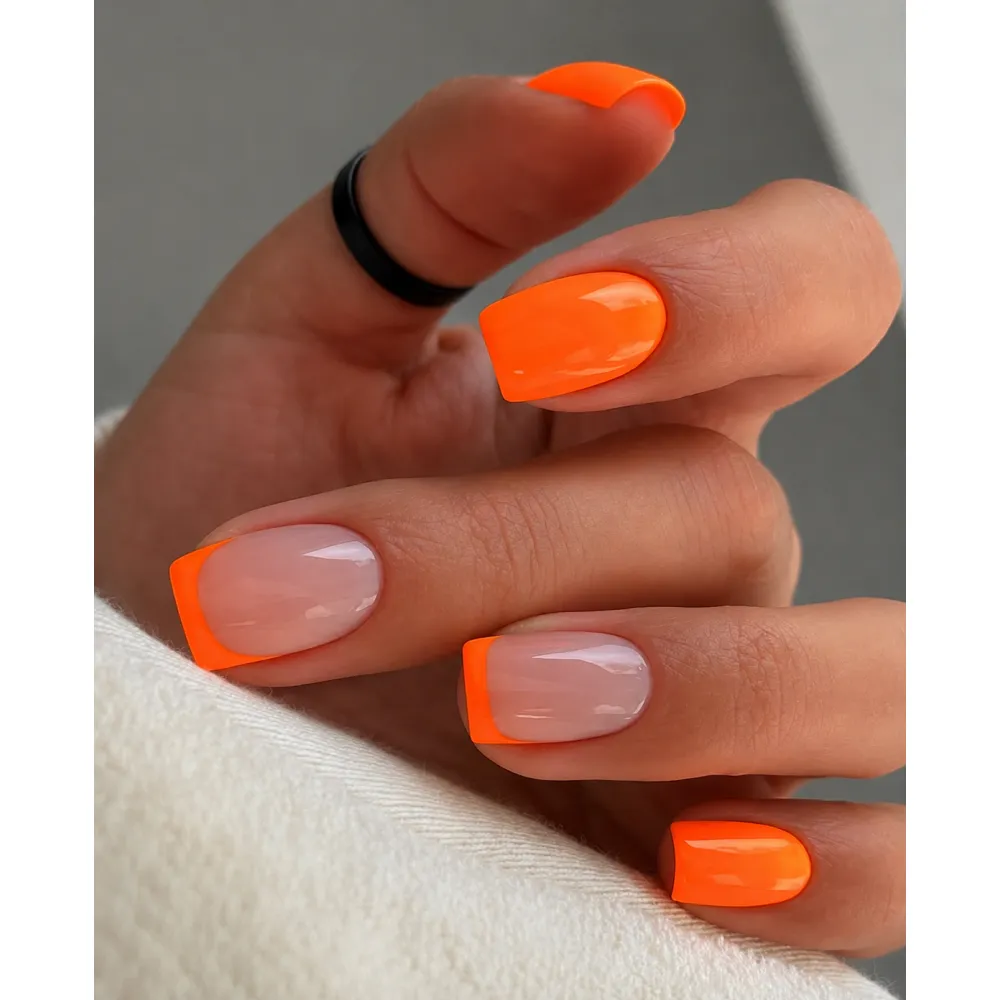 Lakier Hybrydowy Neon Orange – NILO no.133
