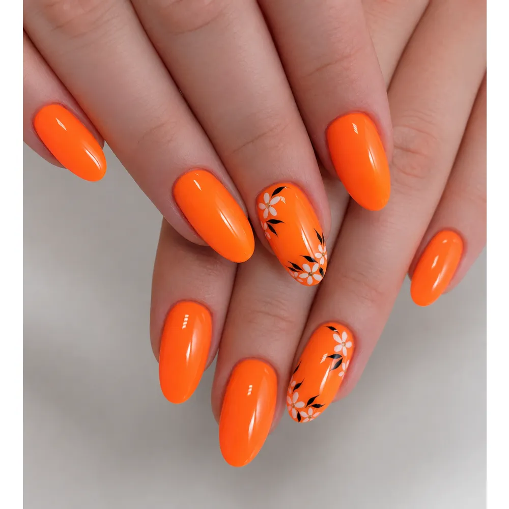 Lakier Hybrydowy Neon Orange – NILO no.133