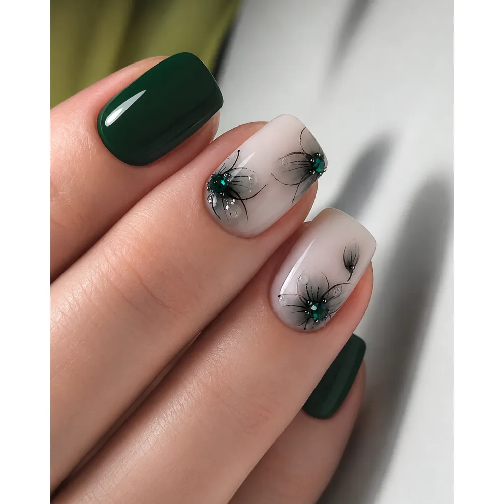 Lakier Hybrydowy Dark Emerald – NILO no.18