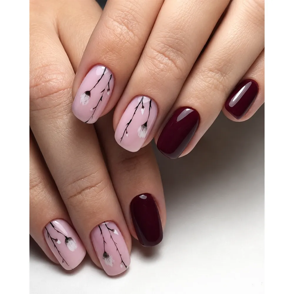 Lakier Hybrydowy Bordo Velvet Ruby no. 298 NILO Perfect Nails 10ml