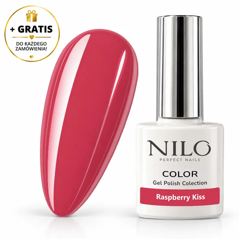 Lakier Hybrydowy Color Raspberry Kiss no.300 NILO Perfect Nails 7ml
