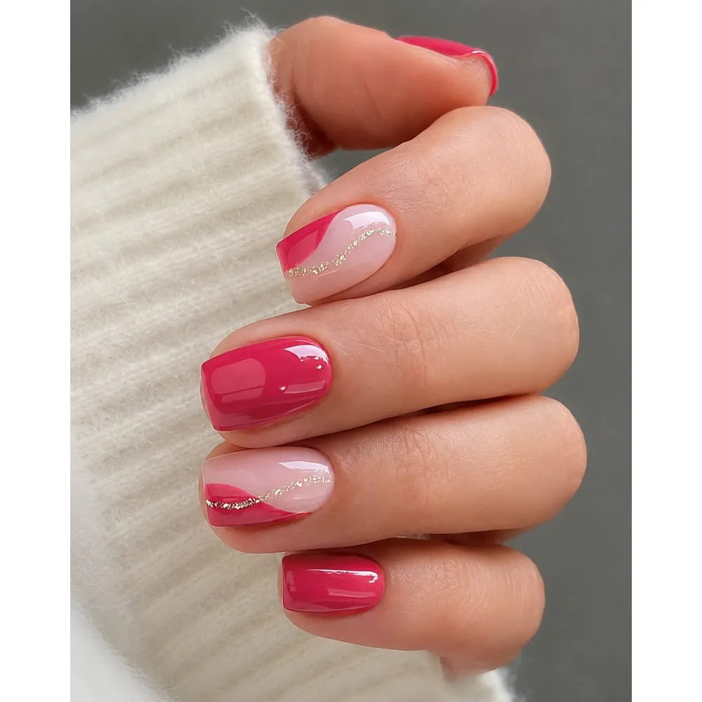 Lakier Hybrydowy Różowy Raspberry Kiss no. 300 NILO Perfect Nails 10ml