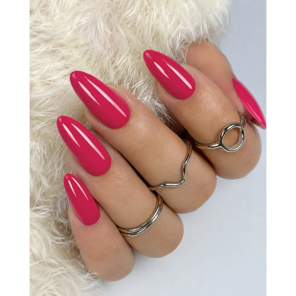 Lakier Hybrydowy Różowy Raspberry Kiss no. 300 NILO Perfect Nails 10ml