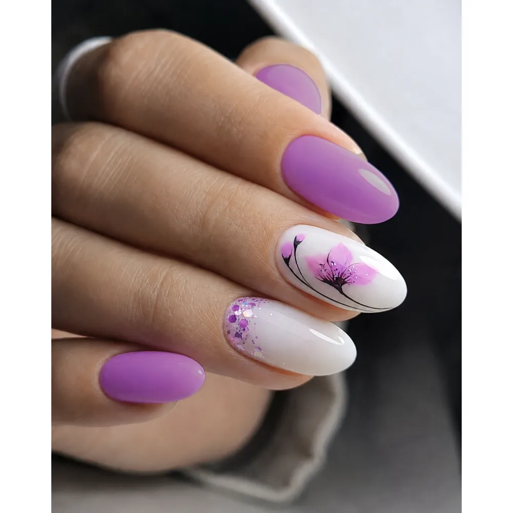 Lakier Hybrydowy Fioletowy Lilac Dream no. 301 NILO Perfect Nails 10ml