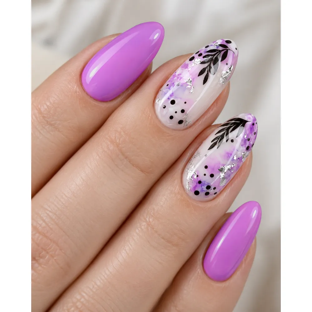 Lakier Hybrydowy Fioletowy Lilac Dream no. 301 NILO Perfect Nails 10ml