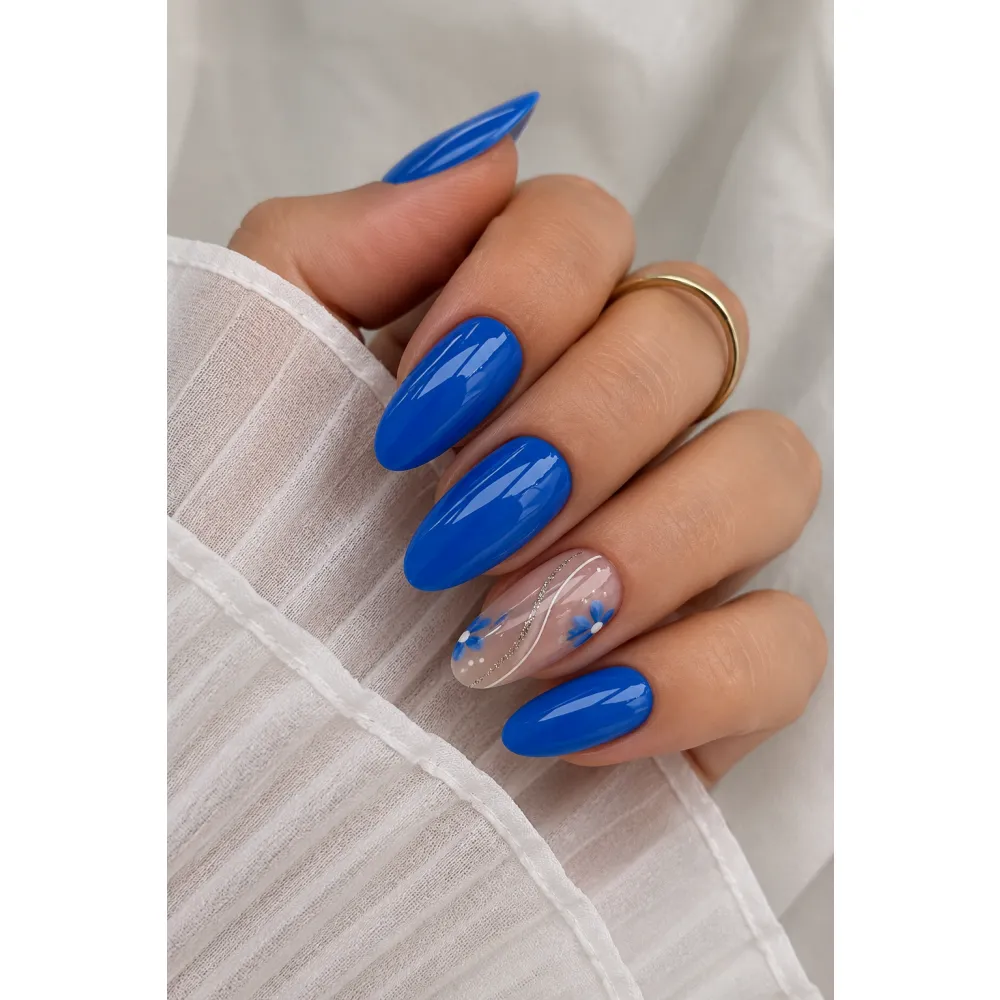 Lakier Hybrydowy Niebieski Deep Ocean no. 303 NILO Perfect Nails 10ml