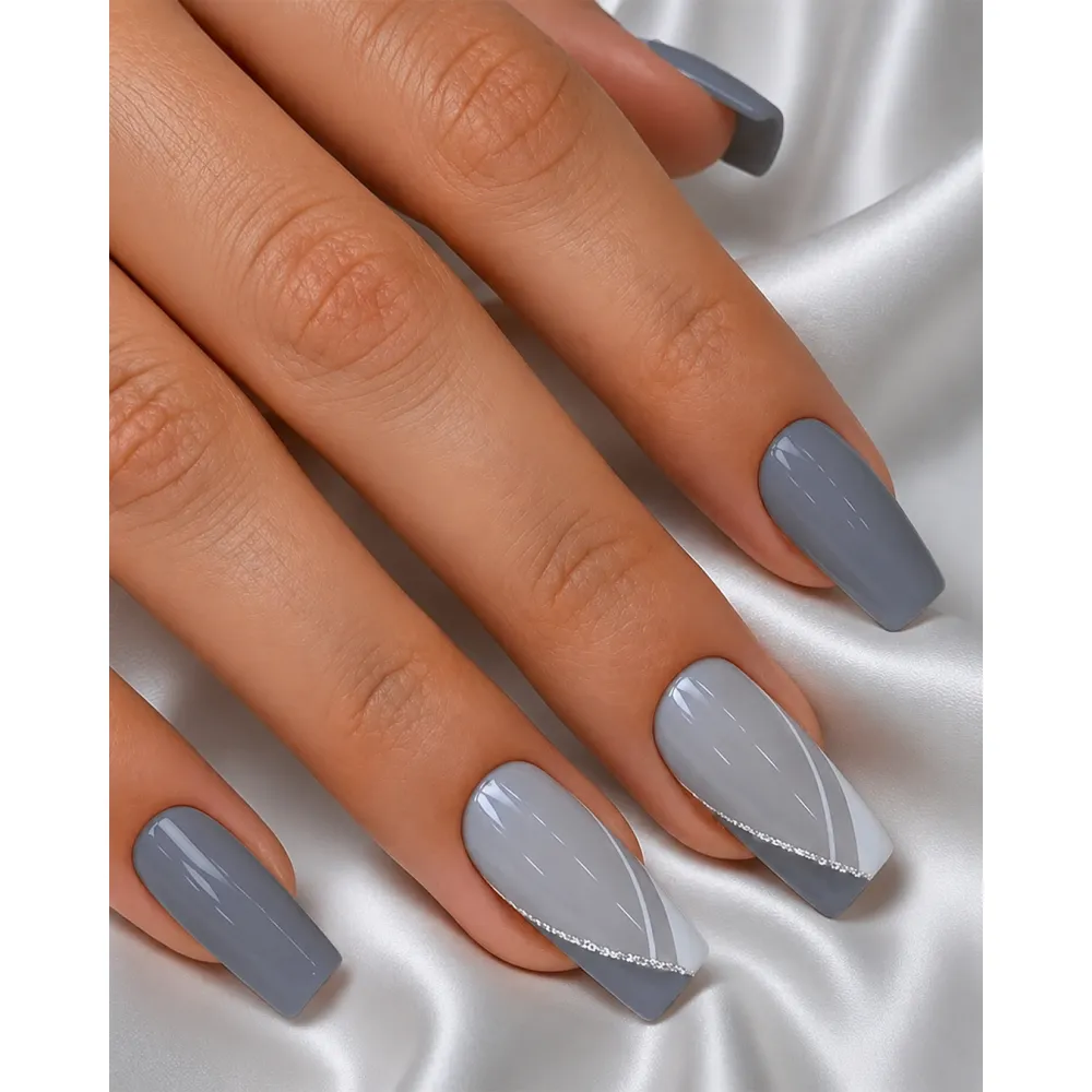 Lakier Hybrydowy Light Grey - NILO no.43