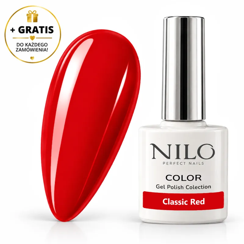 Lakier Hybrydowy Color Classic Red no.58 NILO Perfect Nails 7ml