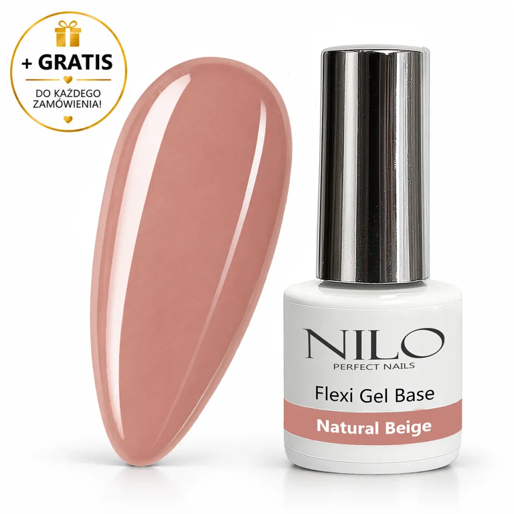 Baza hybrydowa Flexi Base Natural Beige 10ml NILO Perfect Nails
