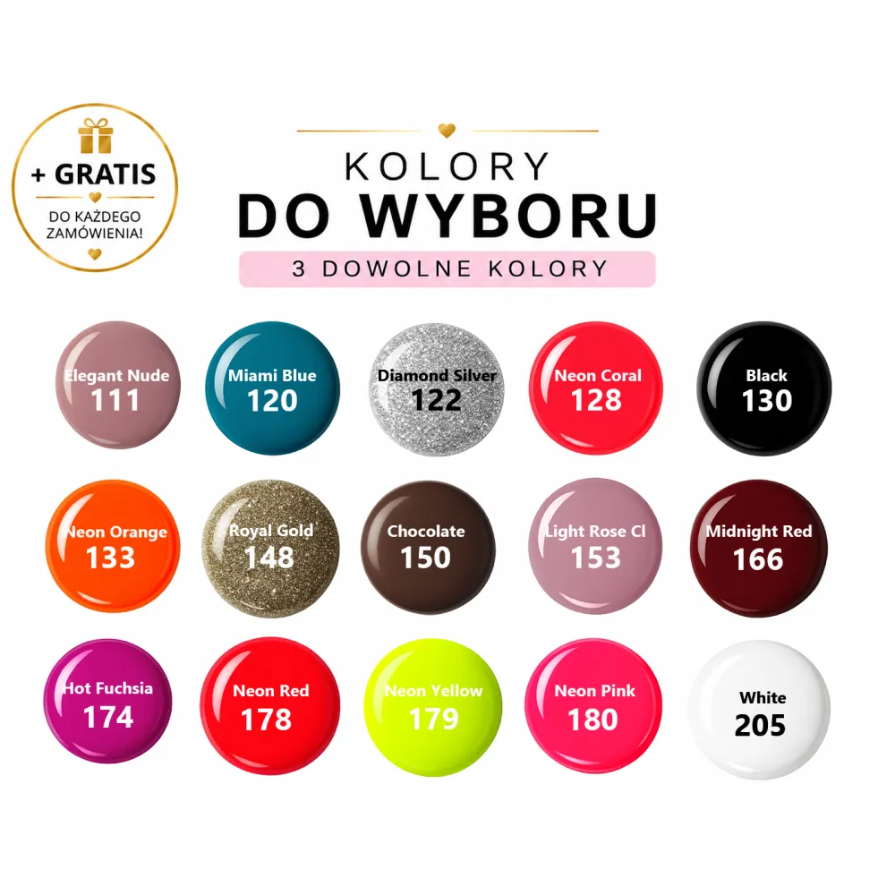 NILO Color Trio – 3 Kolory Hybrydowe do Wyboru