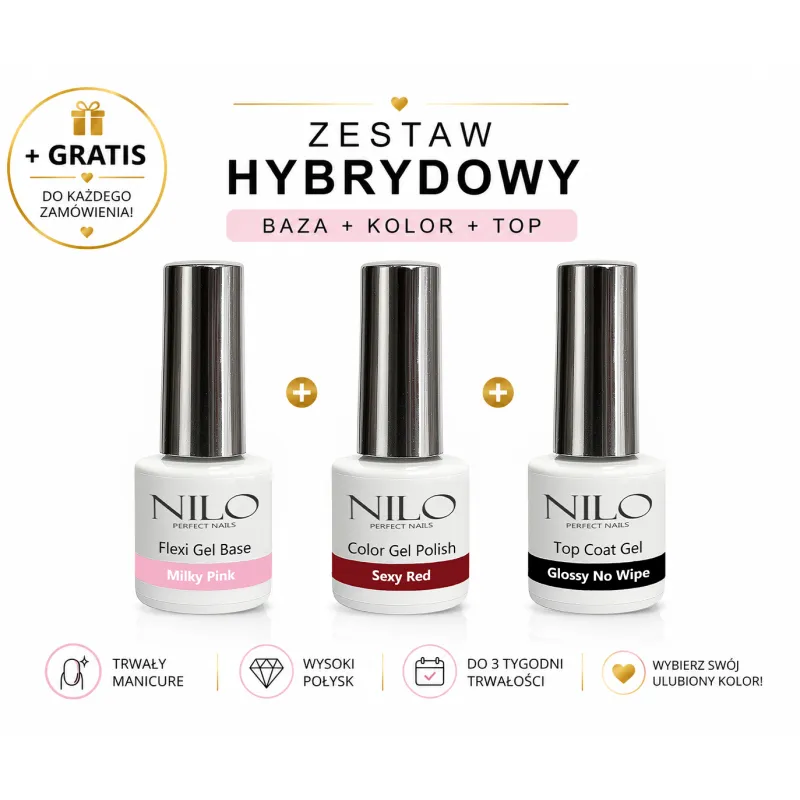 Zestaw startowy NILO – Baza , Kolor i Top Hybrydowy